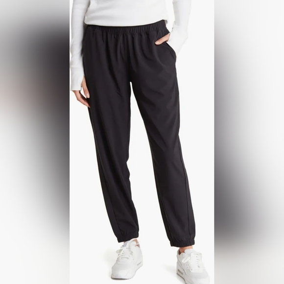 NWT Zella Interval High Waist track pants in urban green size medium - Picture 10 of 14